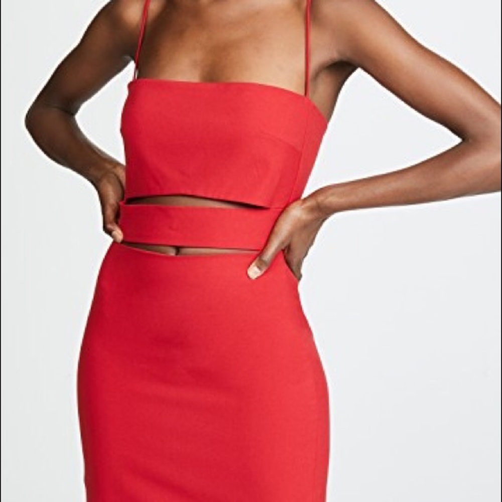 Michelle Mason Cutout Mini Dress